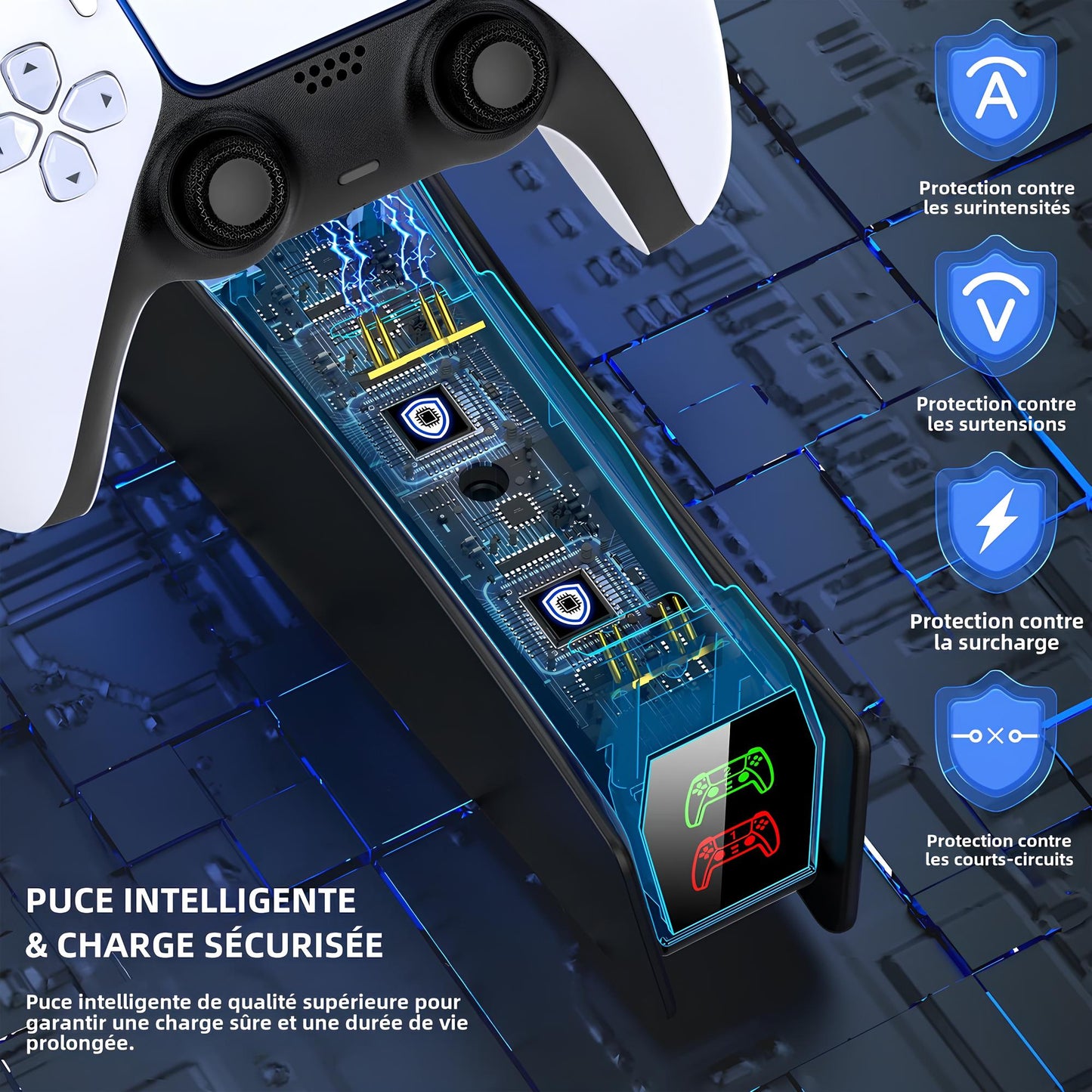 Station de Charge : Manette PS5