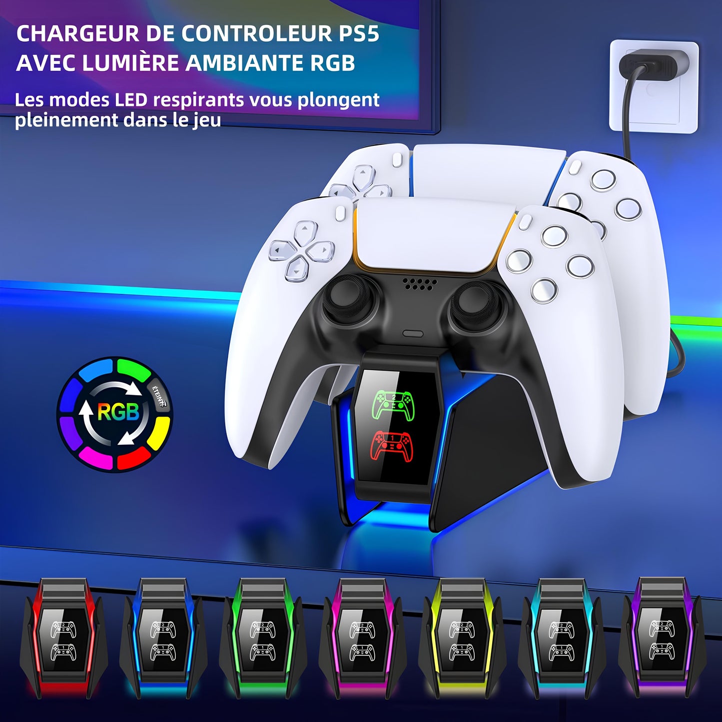 Station de Charge : Manette PS5